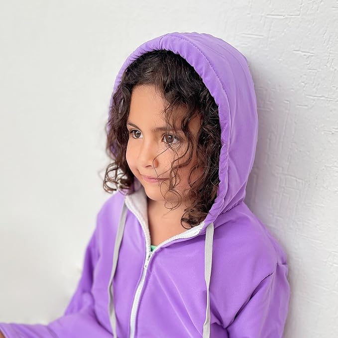 MACAR sport TOWEL swimming parka, waterproof fabric on the outside, dry jacket for kids and adults