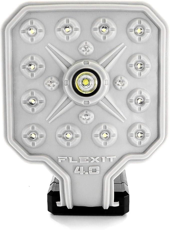 STKR Concepts FLEXiT 4.0 Flashlight - 400 Lumens Flexible Flashlight, White (345)