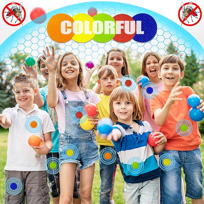 Mosquito Repellent Bracelets 20 Pack, Individually Wrapped Mosquito Repellent Bands with 60 Pcs Mosquito Repellent Stickers Patches, DEET Free Insect Bug Mosquito Repellent Wristbands for Adults Kids