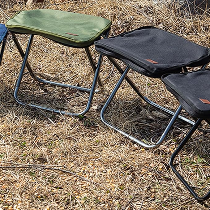 Camping Stool,Portable Foldable Stool aldult Collapsible Stool Chairs Fishing for Outdoor Hiking 300 LBS Load