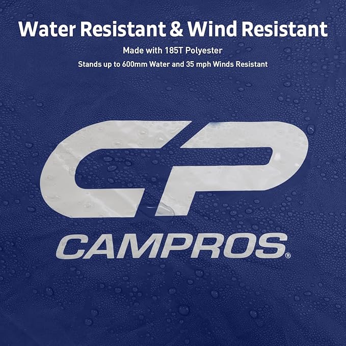 CAMPROS CP Tents for Camping 4 Person Tent Waterproof Windproof Double Layer Camping Tent, Easy Setup Dome Tent with Large Mesh Windows & Wider Door for Outdoor Camping & Hiking