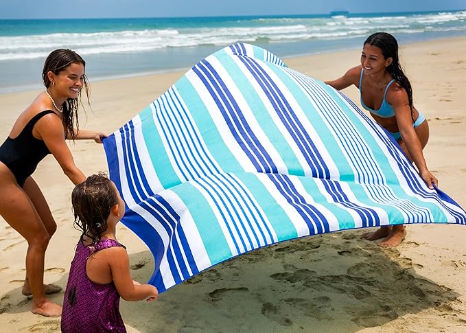 Elite Trend Microfiber Beach Towel - XXL 72x72 Inch Sand Free Quick Dry Towel for Travel, Swimming, Pool, Yoga, Hiking, Camping – Lightweight Fast Drying Microfiber Towel Compact for Adults