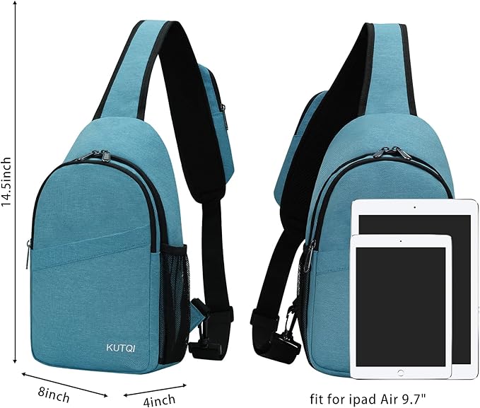 Sling Backpack Crossbody Sling Bag for Women Men Multipurpose Travel Essentials Hiking Chest Bag Daypack