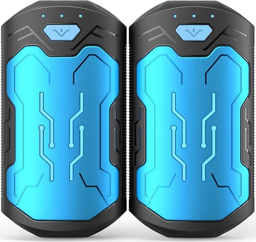 Hand Warmers Rechargeable 2 Pack, ROFWIZ 6000mAh Electric Portable Pocket Heater, are Great Warm Gifts for Women, Men, Heat Therapy, Raynauds, Outdoors, Hunting, Golf, Camping Gear