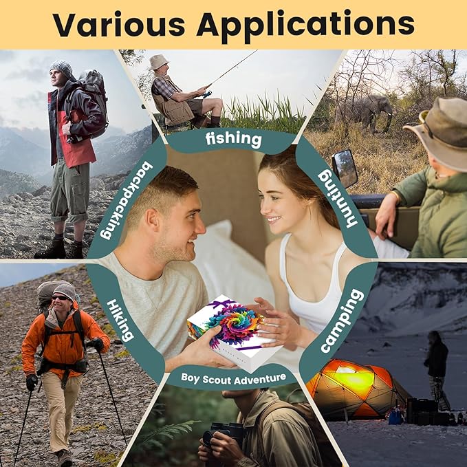 Survival kit,16 in 1 Professional Survival Gear Tool kit, Camping Gear, Camping Essentials, for Father's Day, Christmas, Hiking, Hunting