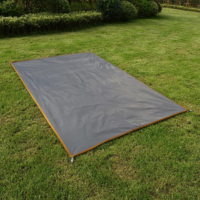 Wind Tour Portable Multifunctional Outdoor Camping Tarp Groundsheet Footprint Lightweight Floor and Ground Tarps for Camping Hiking with Carry Bag (102" x 83")