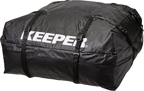 Keeper 11 Cubic Feet Weatherproof Rooftop Cargo Bag, Rooftop Cargo Carrier Bag, for All Vehicle Roof Racks