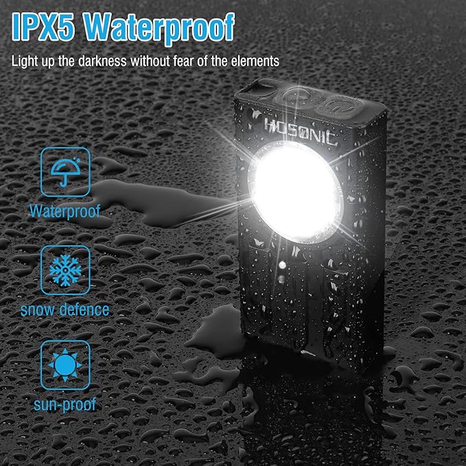E7 Mini Flashlight Rechargeable 1100 Lumens Bright Small LED Pocket Flat Flashlights with Clip, Magnetic, Keychain Flash Light with Red UV Light, 10 Modes, IPX5 Waterproof…