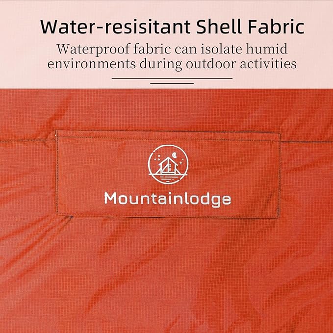 Mountainlodge Balance Sleeping Bag for Adult,Cold&Warm Weather with Compression Sack and Water Resistant for Family Camping,Travel and Car Camping