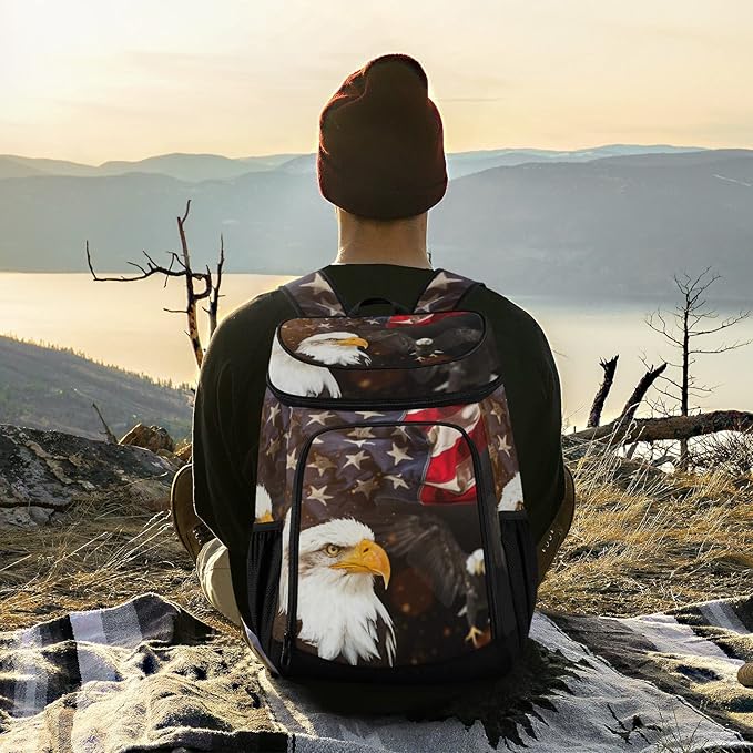 Cooler Backpack Insulated Leak Proof Beach Cooler Bag 30 Cans Waterproof Lightweight Soft Lunch Picnic Cooler for Men Women