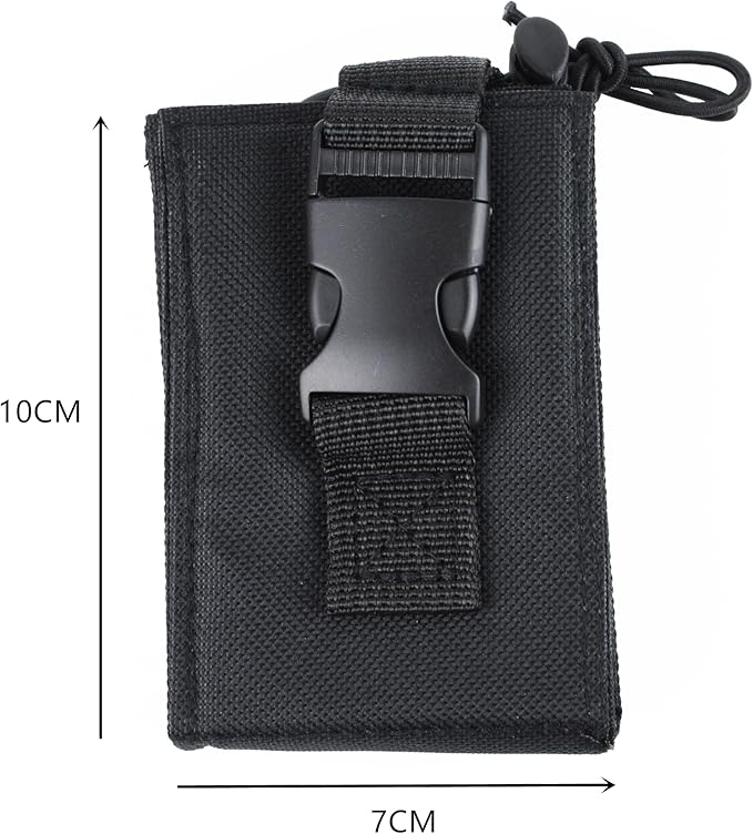 Portable Radio Holster Radio Holder Bag Tactical Radio Holder Pouch for Outdoor,Camping, Exploring, Hunting, Climbing