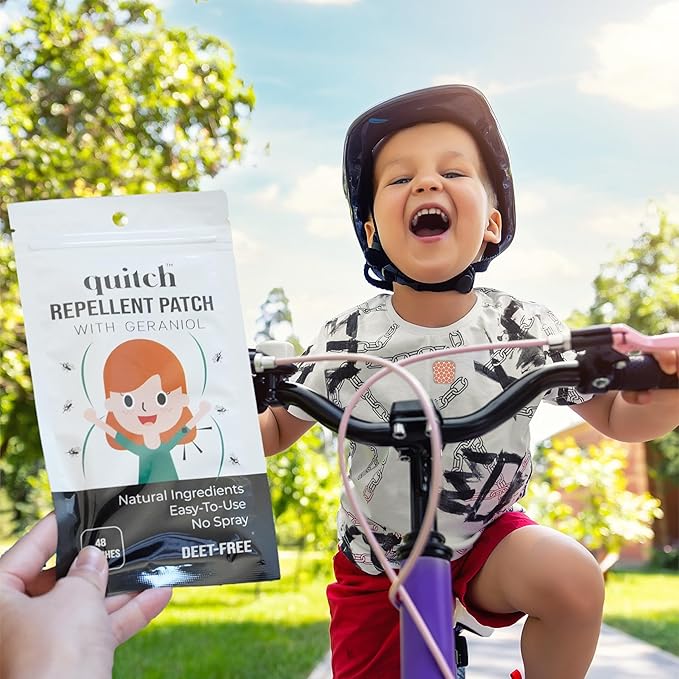 Natural Mosquito Repellent Stickers for Kids & Adults | geraniol Bug Patch | Anti Mosquito Patch | Mosquito Patches for Babies | Bug Spray Stickers | citronella Insect Repellent Alternative
