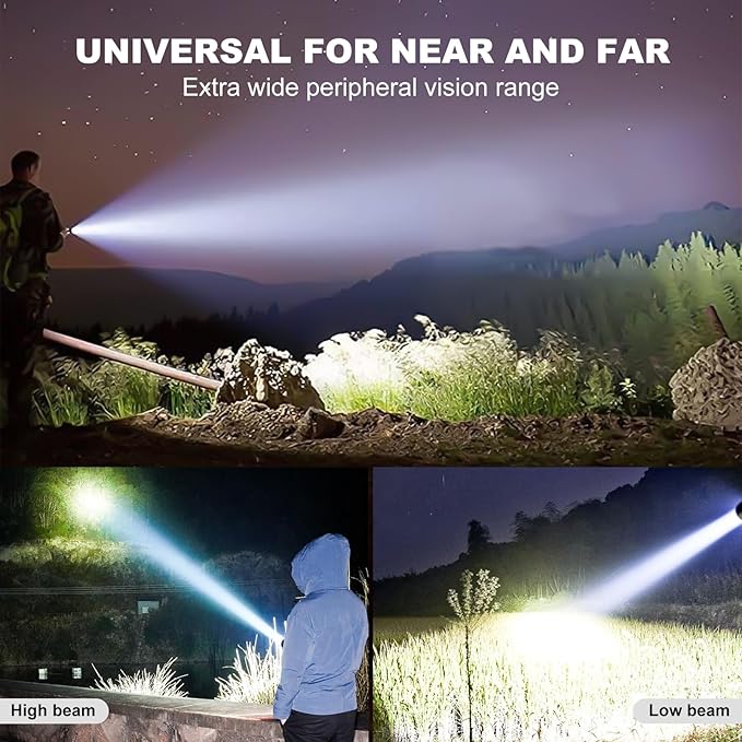 Mini Rechargeable Flashlight with Clip, Pocket LED Small Super Bright Flash Light with USB C Charging, EDC Magnetic Lightweight Tactical 5 Modes Lamp for Camping,Hiking,Emergency