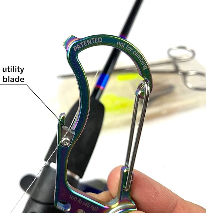 Firebiner 6-in-1 Fire-Starting Carabiner EDC Emergency Multitool -Keychain,Utility Blade,Bottle Opener,& More