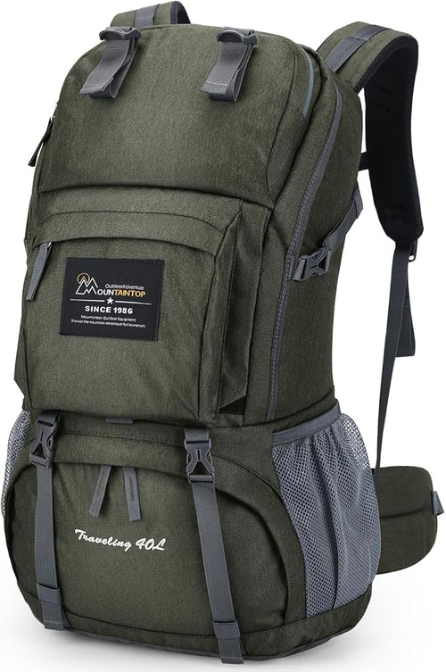 MOUNTAINTOP 40L Hiking Backpack Lightweight Travel Backpack for Men&Women Outdoor Camping Backpacking