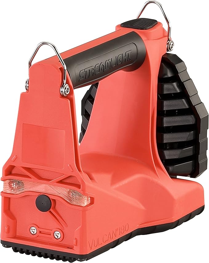 Streamlight 44315 Div 2 Vulcan 180 Vehicle Mount System-12V DC direct wire rack, includes quick release shoulder strap, Orange
