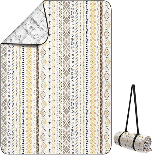 ICOSY Picnic Blankets Beach Blanket, Waterproof Outdoor Blanket Sandproof Picnic Camping Mat Camping Essentials 78" x 59"