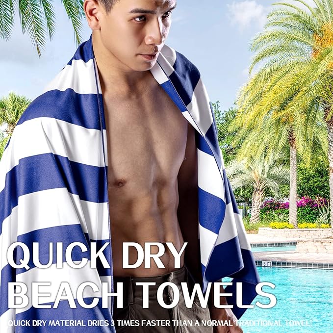 Your Choice Microfiber Beach Towels, Sand Free Beach Towel, Quick Dry Beach Towel, Extra Large Beach Towels for Adults, Kids (67x35 Inch, 60x30 Inch), Travel Towel, Camping Towel