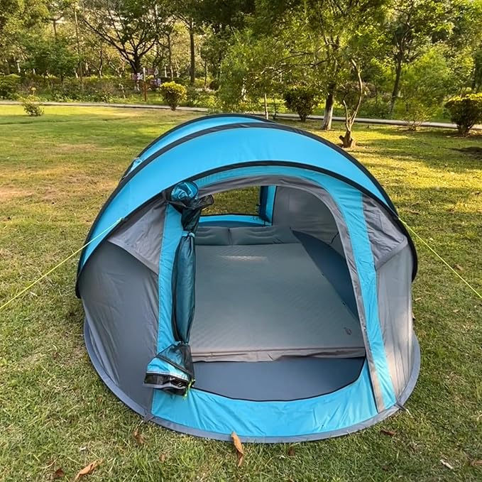 ThreeBears Instant Pop-Up Tent–2 Person Tent with Easy Automatic Setup, Ideal for Camping, Traveling, and Outdoor Adventures. Quick and Convenient Assembly