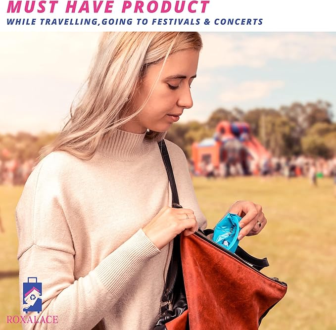 ROXALACE® Resealable Disposable Urinal Bags, 12 Pack 1000 ml Unisex Urine Bag Travel Traffic Jam Emergency Urinals Bag, Camping Pee Bags, Portable Toilet Pee Bags for Men Women Kids Patient