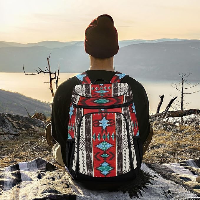 Cooler Backpack Insulated Leak Proof Beach Cooler Bag 30 Cans Waterproof Lightweight Soft Lunch Picnic Cooler for Men Women