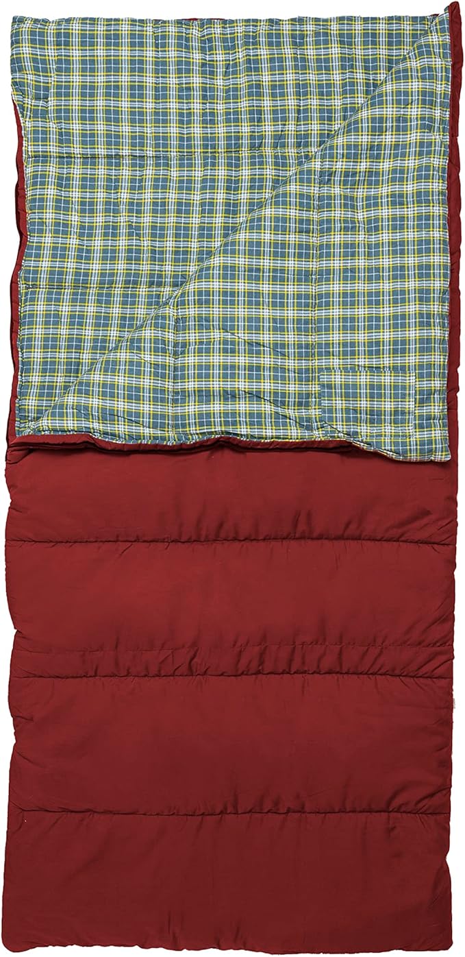Teton Evergreen Sleeping Bag – Spacious Fit and Cozy Warmth for Adults – Options for Camping in Any Weather