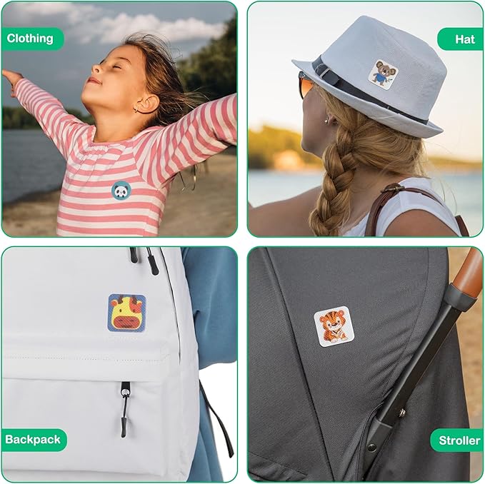 360 Pack Mosquito Repellent Stickers for Kids, with 6 Pack Mosquito Repellent Bracelets, Natural DEET-Free, Plant Ingredients, Mosquito Patches for Outdoor Camping & Travel