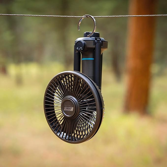 Coleman OneSource Rechargeable Outdoor Camping Gear: Camp Shower, Cordless Vacuum, Fan, Speaker, & Air Pump Options with Included Rechargeable Battery