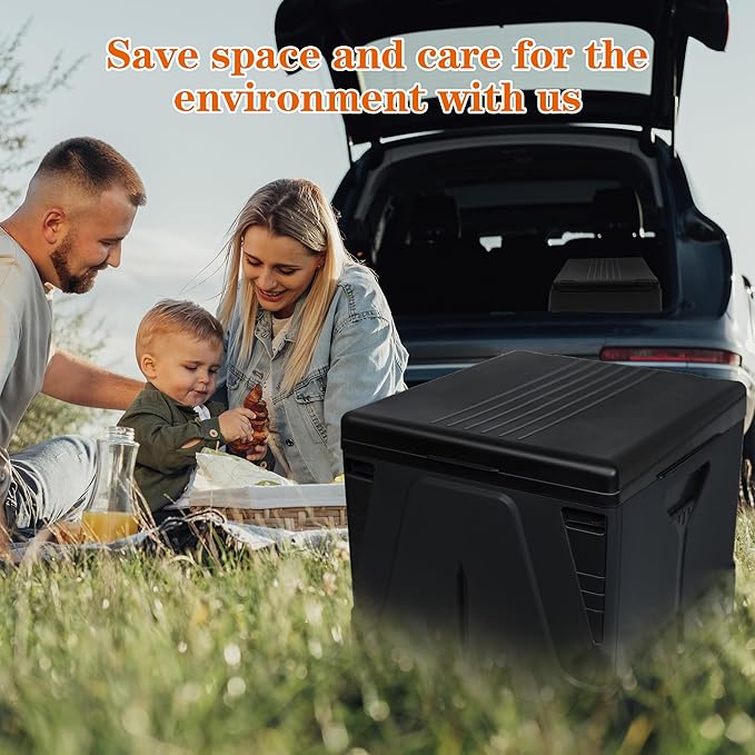 Camping Toilet, Composting Toilet with Biodegradable Bags, Portable Potty for Adults, Folding Toilet for Car Camping Hiking Long Trips Beach