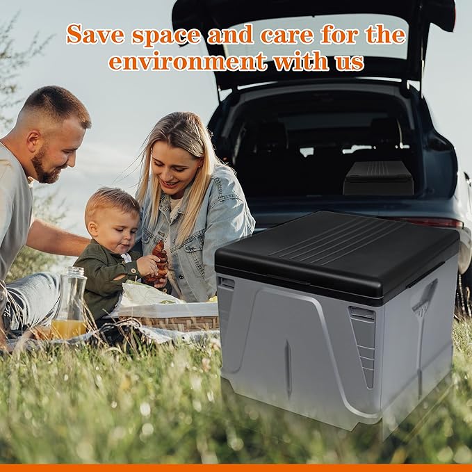 Camping Toilet, Composting Toilet with Biodegradable Bags, Portable Potty for Adults, Folding Toilet for Car Camping Hiking Long Trips Beach