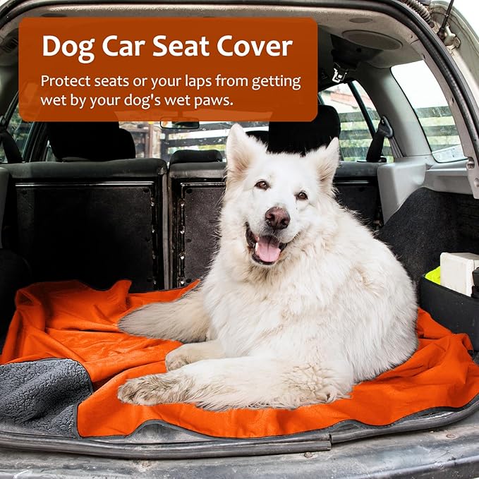 Tirrinia Outdoors Waterproof Throw Blanket, 51”x 59” Sherpa Fleece Stadium Windproof Mat for Boat, Traveling, Camping, Hiking, Football - Machine Washable
