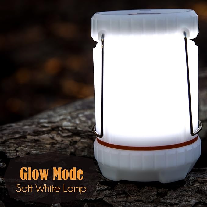 Camping Lantern for Power Outages – Battery Powered LED Light for Emergency, Survival, and Outdoors – Portable Ultra Bright Lantern with Glow Mode for Indoor Use