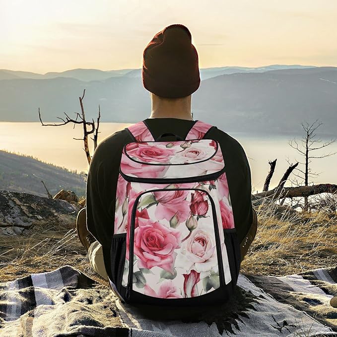 Cooler Backpack Insulated Leak Proof Beach Cooler Bag 30 Cans Waterproof Lightweight Soft Lunch Picnic Cooler for Men Women