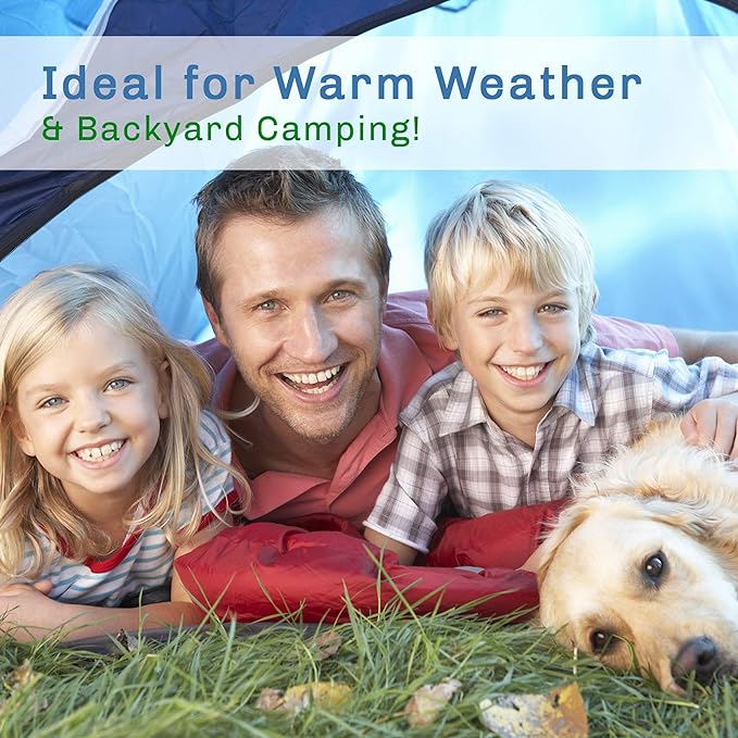 2 Person Camping Tent with Rain Fly and Carrying Bag - Lightweight Outdoor Tent for Backpacking