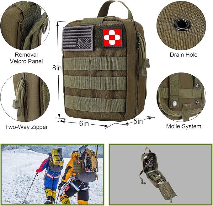 Gifts for Him Men Dad Christmas, Survival Kits, Emergency Survival Gear and Equipment, Cool Gadgets for Men Camping Fishing Hunting Outdoor