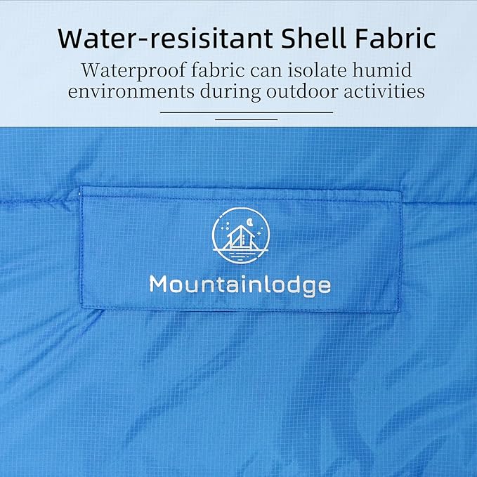 Mountainlodge Balance Sleeping Bag for Adult,Cold&Warm Weather with Compression Sack and Water Resistant for Family Camping,Travel and Car Camping