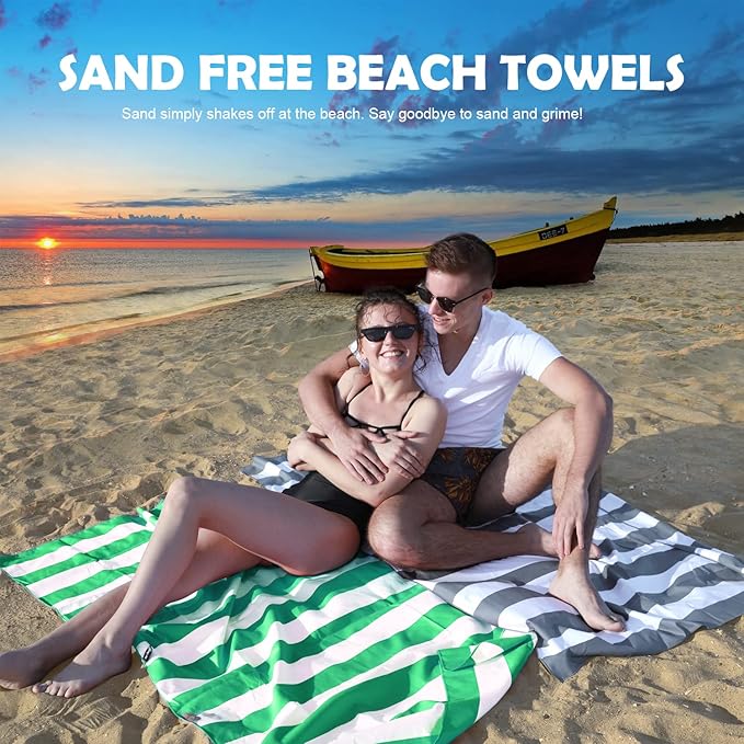 Your Choice Microfiber Beach Towels, Sand Free Beach Towel, Quick Dry Beach Towel, Extra Large Beach Towels for Adults, Kids (67x35 Inch, 60x30 Inch), Travel Towel, Camping Towel