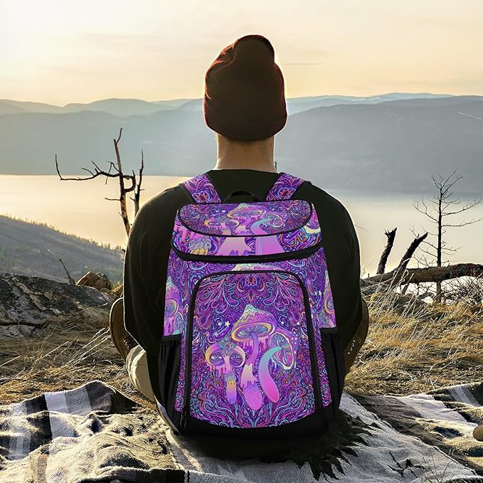 Cooler Backpack Insulated Leak Proof Beach Cooler Bag 30 Cans Waterproof Lightweight Soft Lunch Picnic Cooler for Men Women