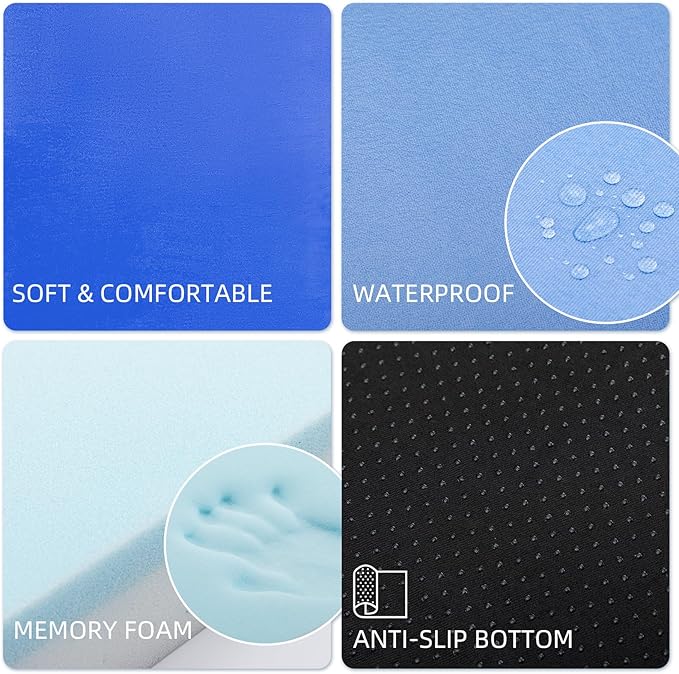 Sleeping Pad for Adults, Comfortable Thick Floor Sleeping Mats for Car Truck Tent with Removable Travel Bag