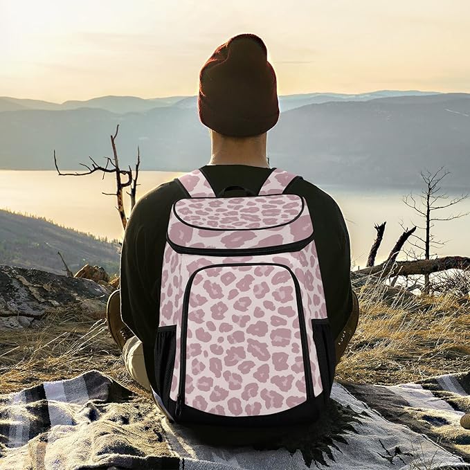 Cooler Backpack Insulated Leak Proof Beach Cooler Bag 30 Cans Waterproof Lightweight Soft Lunch Picnic Cooler for Men Women