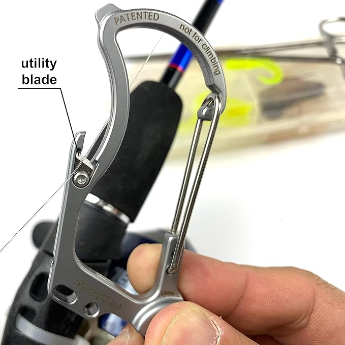 Firebiner 6-in-1 Fire-Starting Carabiner EDC Emergency Multitool -Keychain,Utility Blade,Bottle Opener,& More