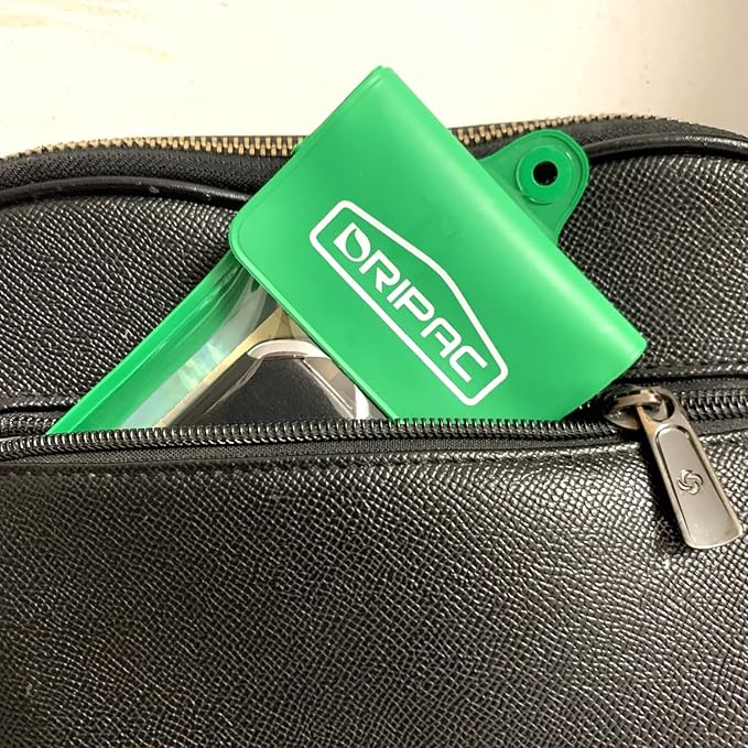 DRIPAC Waterproof Car Key FOB Case Waterproof Wallet Waterproof Holder Pouch For Key ID Badge Credit Card Money(Green)