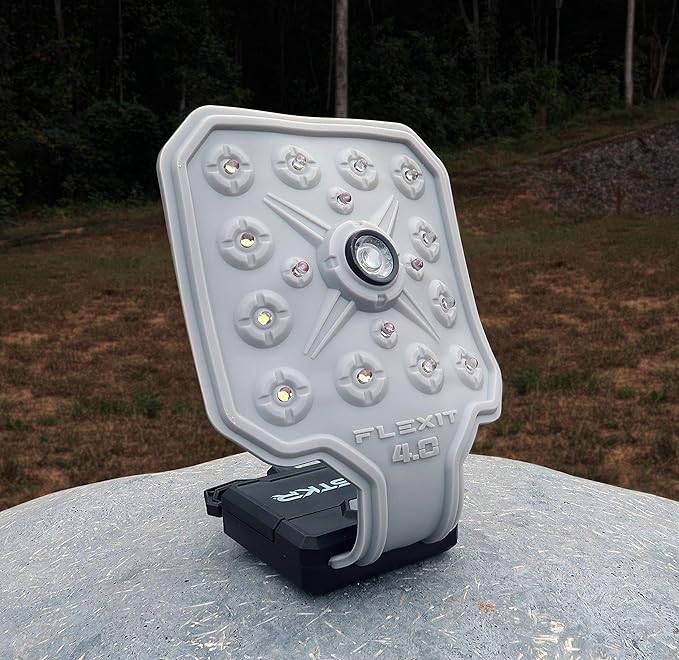 STKR Concepts FLEXiT 4.0 Flashlight - 400 Lumens Flexible Flashlight, White (345)