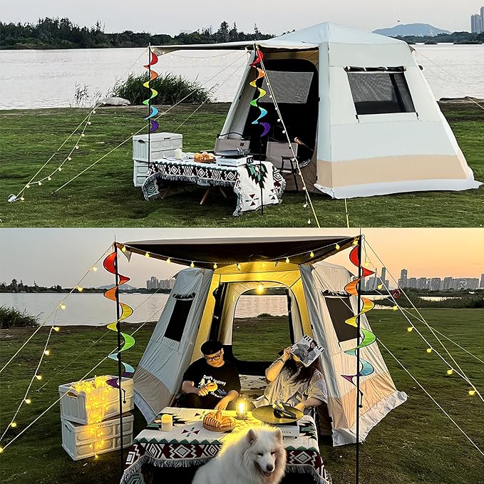 Tent for Camping, 3-6 Person Family Tents with Spacious Interior, Waterproof Tent with Carry Bag for Family Camping Traveling Hiking Picnic