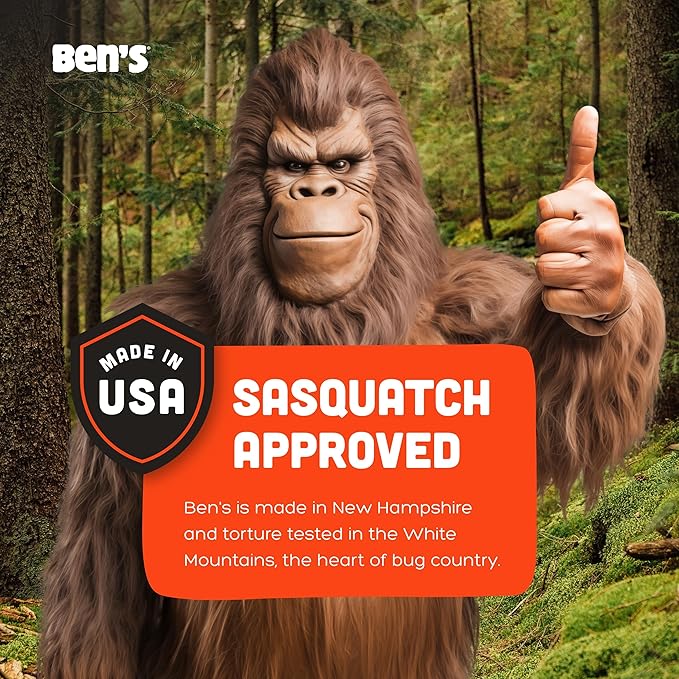 Ben's Hunting Formula - Tick & Mosquito Repellent for Up to 12 Hours of Protection - 20% Picaridin Bug Spray with EcoSpray Fine Mist Sprayer - Sweat-Resistant - 6 oz (3 Pack)