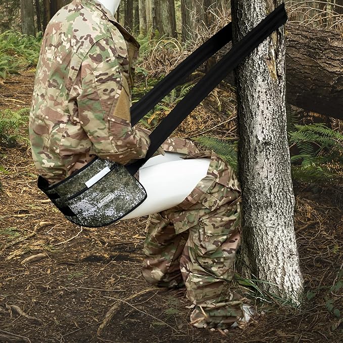 MDSTOP Portable Outdoor Toilet Solution, Durable & Versatile Strap with Buckle, Relieve Leg Fatigue and Free your Hands, Suitable for Camping, Hiking, Fishing, Hunting