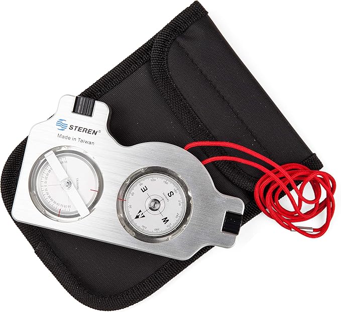Satellite Finder - Surveyors Compass - Surveyor Compass - Clinometer Forestry - Survey Compass - Inclinometer Compass - Compass Inclinometer - Compass Clinometer Offroad - Survey Tools - STEREN