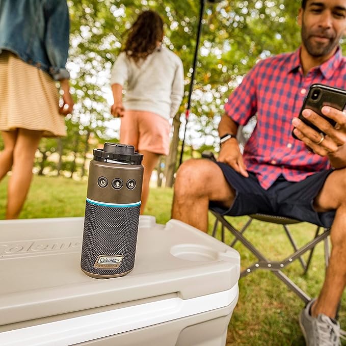 Coleman OneSource Rechargeable Outdoor Camping Gear: Camp Shower, Cordless Vacuum, Fan, Speaker, & Air Pump Options with Included Rechargeable Battery
