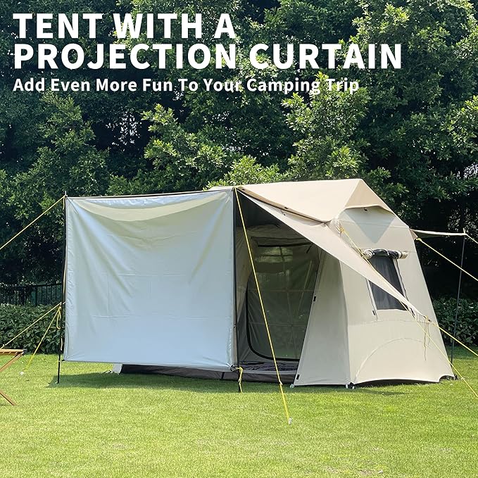 Tent for Camping, 3-6 Person Family Tents with Spacious Interior, Waterproof Tent with Carry Bag for Family Camping Traveling Hiking Picnic