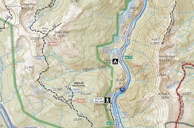 Outdoor Trail Maps LLC Eagles Nest Wilderness - Colorado Topographic Hiking Map (2018)